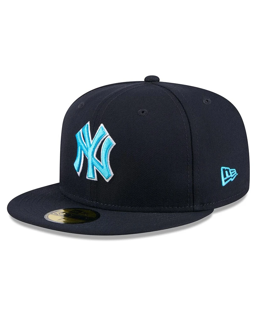 New Era Men's Navy New York Yankees 2024 Father's Day 59FIFTY Fitted Hat