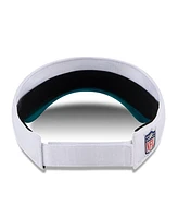 New Era Men's White/Aqua Miami Dolphins 2024 Nfl Training Camp Adjustable Visor