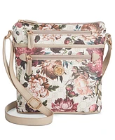 Giani Bernini Floral Saffiano Small North South Crossbody, Created for Macy's