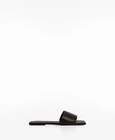 Mango Women's Leather Sandals