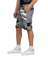 Ecko Unltd. Men's Mixed Up Fleece Short