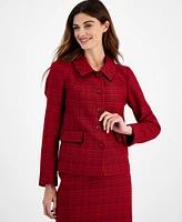 Le Suit Women's Tweed Skirt Suit, Regular & Petite Sizes