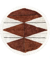 Nuloom Fergusion Kali 6'x6' Round Area Rug