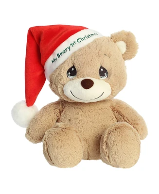 Aurora Medium My Beary 1st Christmas Precious Moments Festive Plush Toy Brown 12"