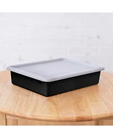ECR4Kids Letter Tray with Lid, Clear, 10-Piece