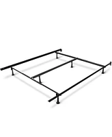 Clara Clark Heavy Duty Lag Adjustable Steel Bed Base With Center Support