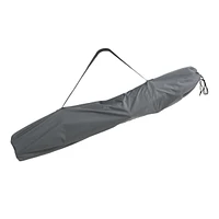 Steel folding Mesh Quad Camping Chair, with Cup Holder, & Carry Bag, Grey