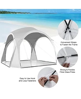 Sugift 11 x 11 Feet Patio Sun Shade Shelter Canopy Tent Portable Upf 50+ Outdoor Beach