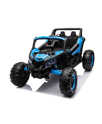 Simplie Fun Thrilling 12V Electric Ride-On Car with Safety, Entertainment, and Customization