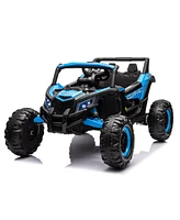 Streamdale Furniture Thrilling 12V Electric Ride-On Car with Safety, Entertainment, and Customization