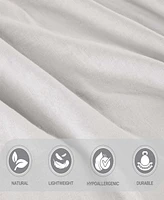 Superior Cotton Linen Blend Deep Pocket 4-Piece Bed Sheet Set