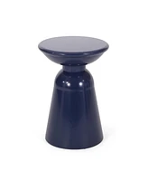 Modern Pedestal Side Table Set Sophisticated Flair