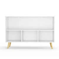 Kids Bookcase with Fabric Drawers & Toy Storage