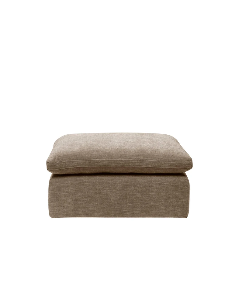 Simplie Fun Naveen Modular - Ottoman, Beige Linen