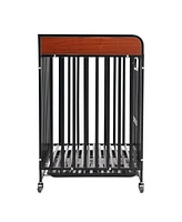 Streamdale Furniture Premium Steel and Wood Pet Cage Durable, Ventilated, and Spacious