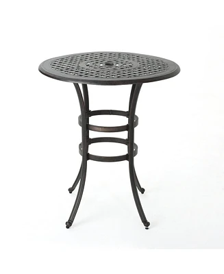 Simplie Fun Alfresco 37” Round Bar Table