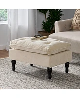 Plush Tufted Ottoman Comfort & Style for Your Interior