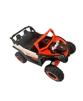 Streamdale Furniture Multi-Function Ride On Car for Kids with Parental Remote Control, Swing Function, and Wireless Phone Connection