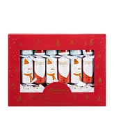 Glitzhome 8PK 1.50''D X 10.00''H Christmas Santa Snowman Party Cracker with Gift Contents