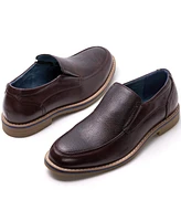 Alpine Swiss Carter Mens Slip On Loafers Snakeskin Dress Shoes Leather Lined
