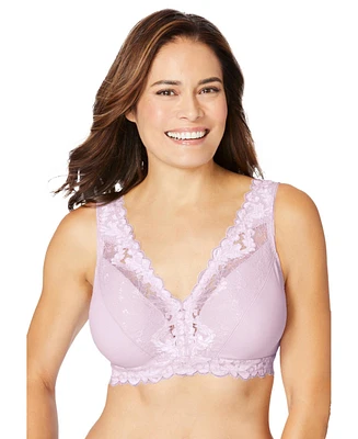 Comfort Choice Women's Lace Leisure Bralette