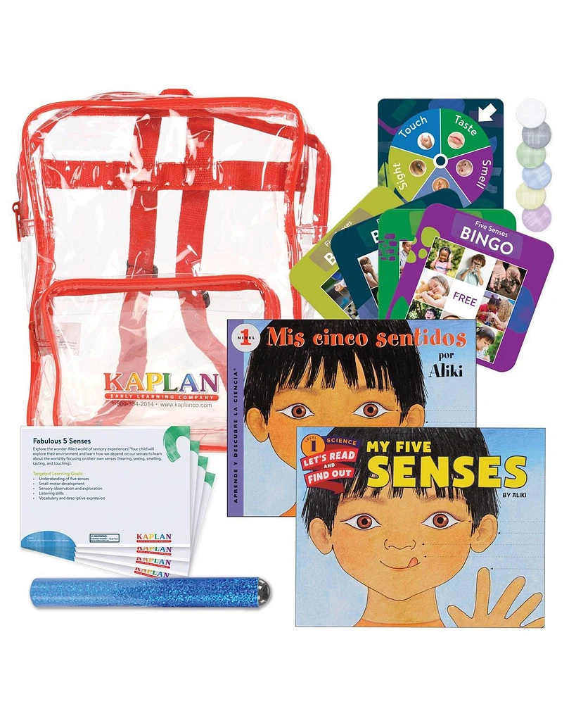 Kaplan Early Learning Back to Back Learning Kit - Fabulous 5 Senses