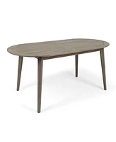 Simplie Fun Enticing Acacia Wood Outdoor Dining Table Elegance and Durability for Your Outdoor Gatherings