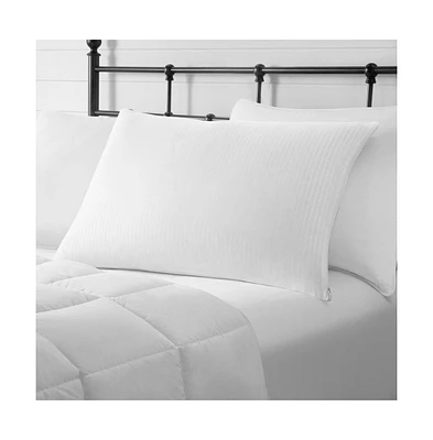 Standard Textile Home Pillow Protector Set of 2, King, White