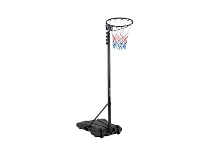 Slickblue 8.5 to 10 Ft Adjustable Portable Basketball Hoop Stand with Fillable Base and 2 Wheels
