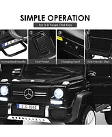 Sugift 12V Licensed Mercedes-Benz Kids Ride On Car