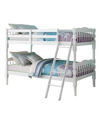Stairway Full-Over-Full Bunk Bed w/ Trundle & Storage