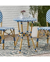Parisian Bistro Table Vibrant Elegance for Outdoor Oasis