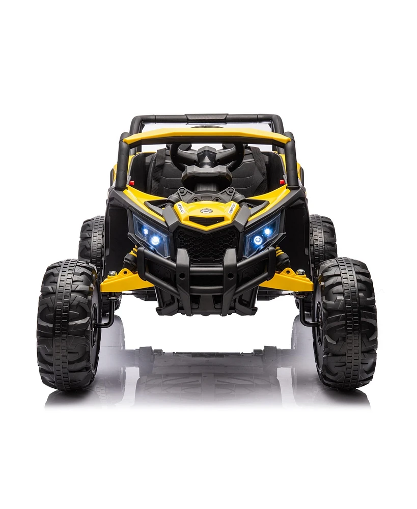 Streamdale Furniture Thrilling 2WD Ride-On Car with Safety, Music, and Adventure