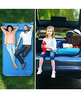 Slickblue Self-Inflating Camping Outdoor Sleeping Mat with Pillows Bag