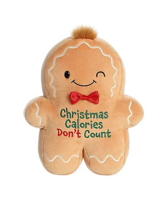 Aurora Medium Christmas Calories Just Sayin' Festive Plush Toy Brown 10.5"