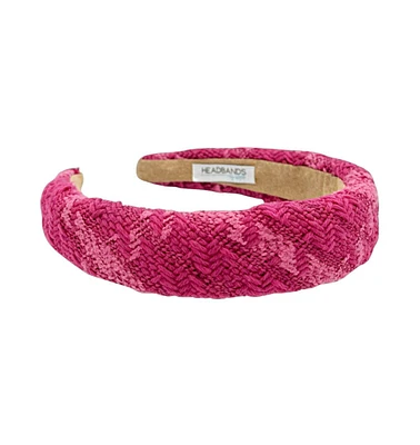 Headbands of Hope Padded Headband - Hot Pink Check