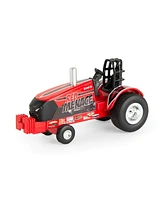 Ertl Case Ih "Red Menace" Pulling Tractor with Pickup Truck & Trailer