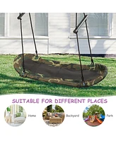 Slickblue Toddler Saucer Tree Swing Surf Outdoor Adjustable Swing Set