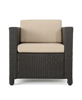 Streamdale Furniture Woven Texture Minimalist Outdoor Club Chairs for Modern Comfort