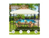Slickblue 2 Tiers 10 x 10 Feet Patio Gazebo Canopy Tent