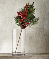 Holiday Lane Santa's Favorites Red Berries & Pinecone Pick Ornament, Exclusively at Macy's