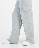 Grayson Threads, The Label Juniors' Wide-Leg Cargo Sweatpants