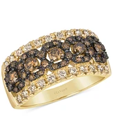 Le Vian Chocolate Diamond & Nude Diamond Fancy Openwork Ring (1