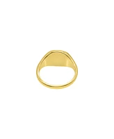 Adornia Gold Square Face Signet Pinky Ring