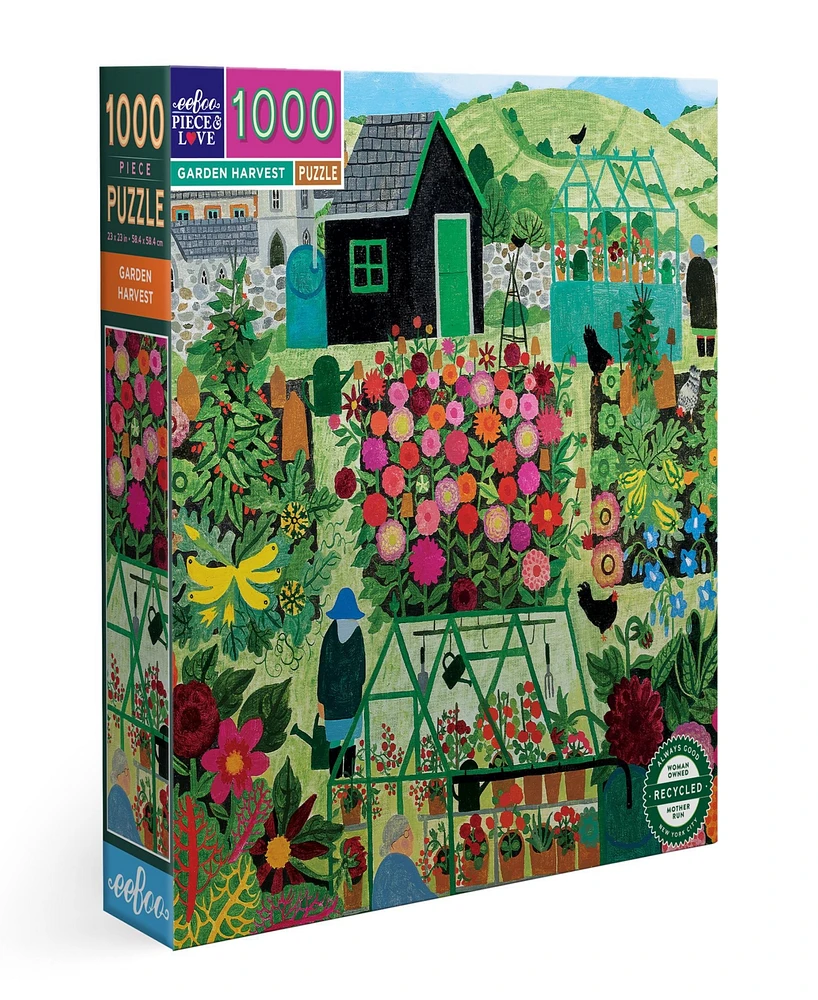 Eeboo Piece Love Garden Harvest Puzzle Set