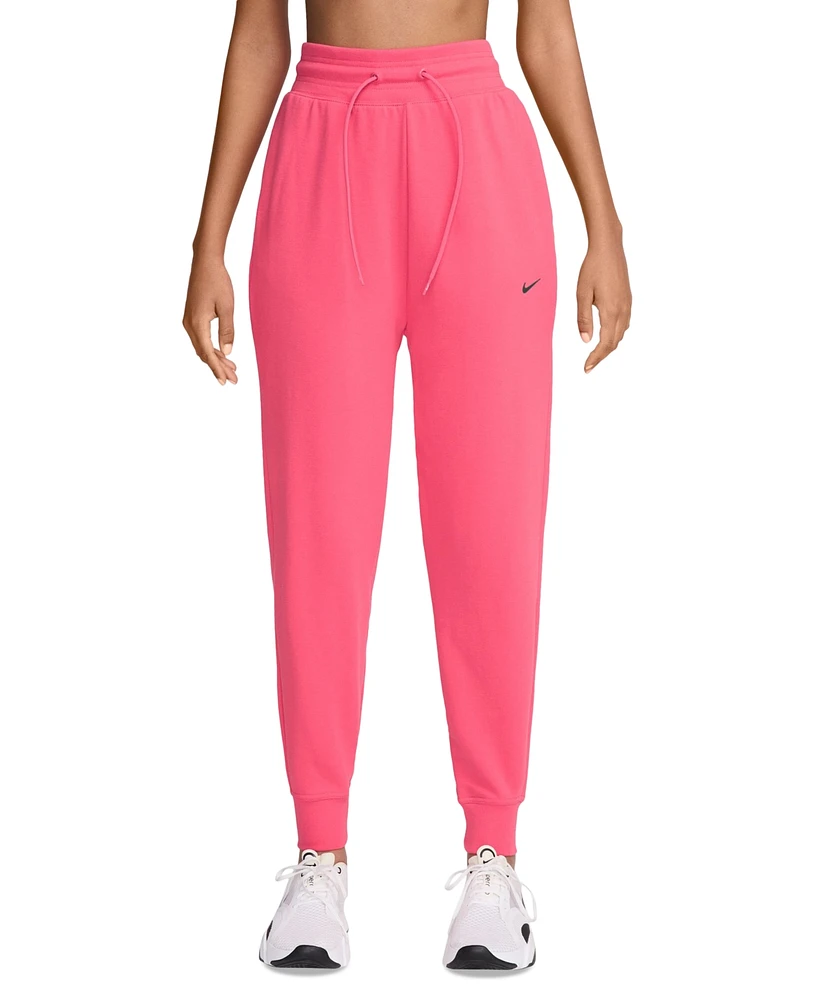 Nike Women's Dri-fit One French Terry High-Waisted 7/8 Joggers