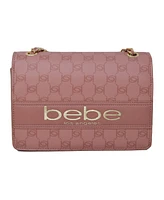 Bebe Serena Monogram Shoulder Bag