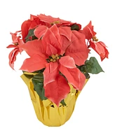 Northlight Dark Pink Artificial Christmas Poinsettia 13.75"