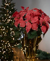 Northlight Dark Pink Artificial Christmas Poinsettia 20"