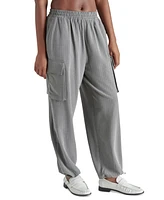 Steve Madden Women's Themis Pinstripe Cargo Pants